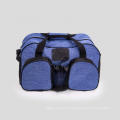 Blue canvas large capacity gym bag